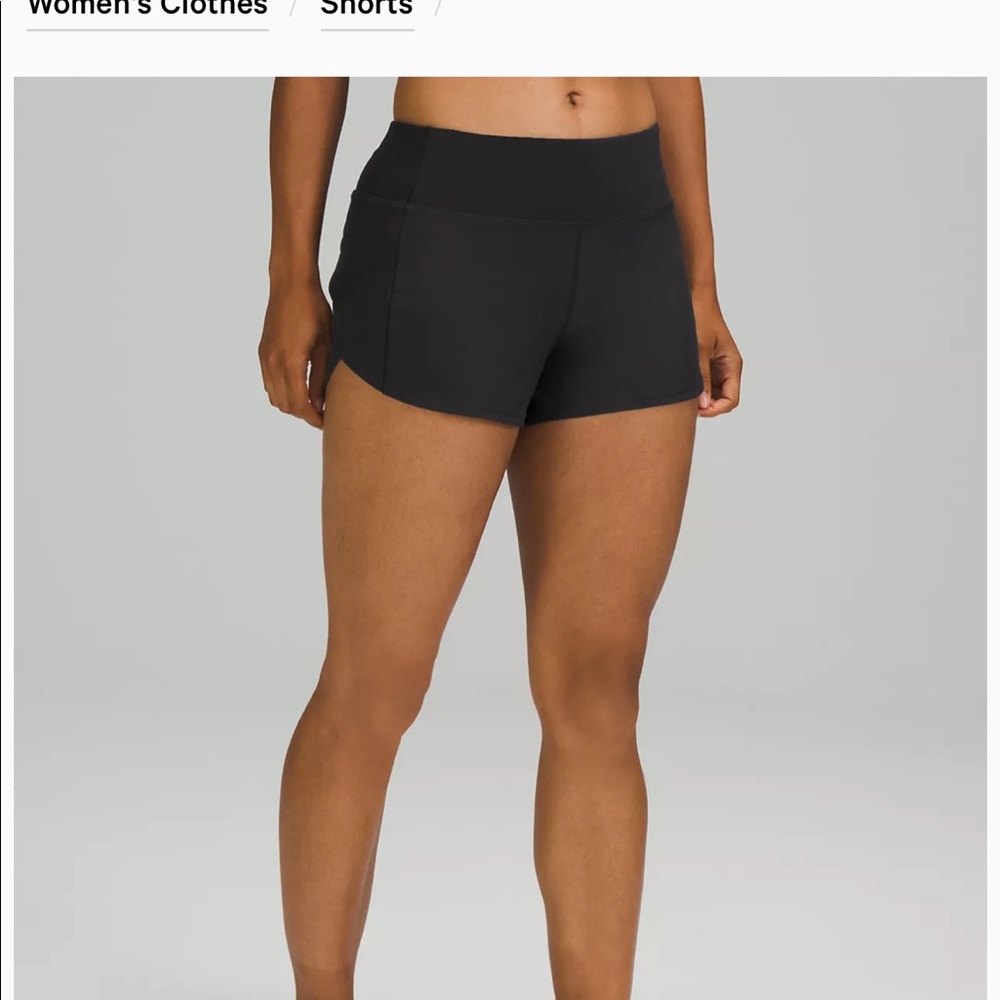 Lululemon Speed Up Shorts Size 6